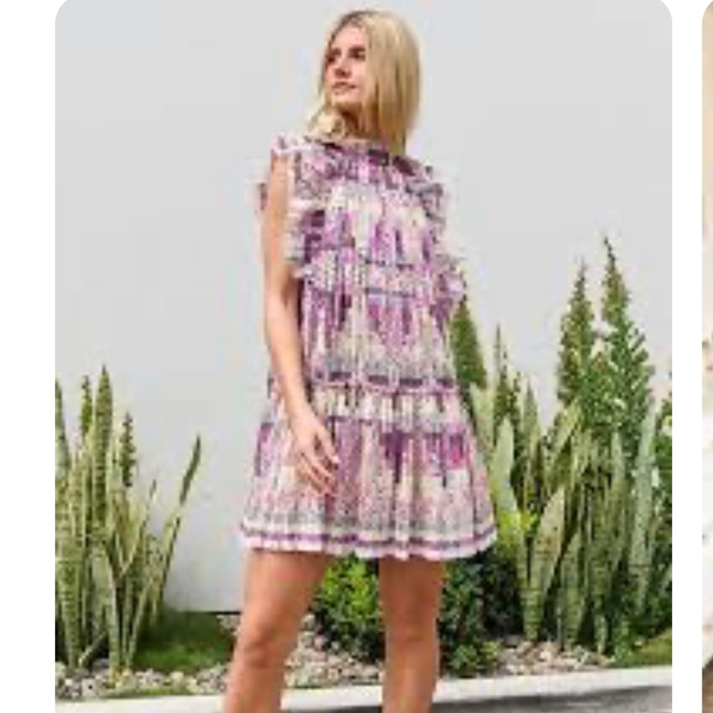 Sea NY Patchwork Naya Dress, small